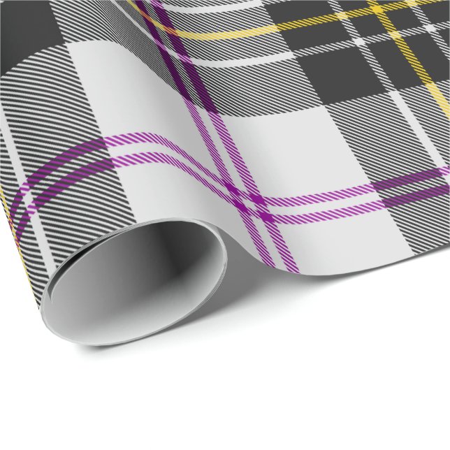 Papel De Presente Clan MacPherson Dress Tartan Wrapping Paper (Ponta do rolo)