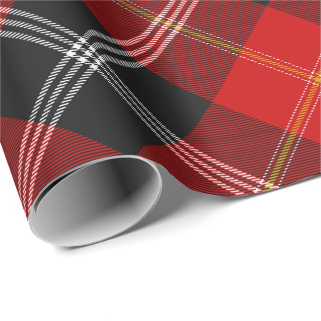 Papel De Presente Clan Marjoribanks Tartan (Ponta do rolo)