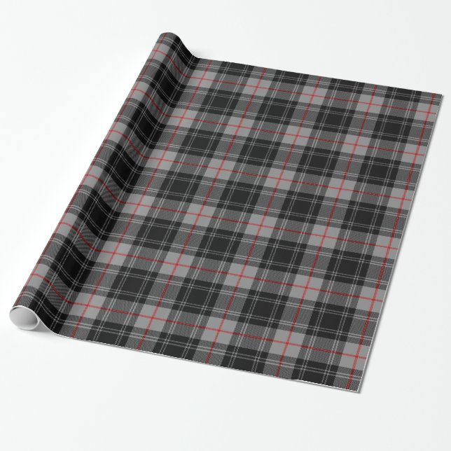 Papel De Presente Clan Moffat Tartan (Desenrolado)