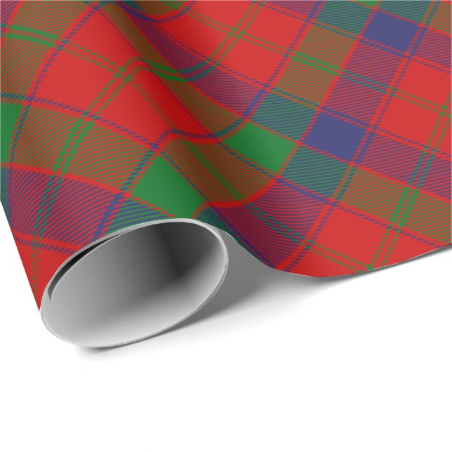 Papel De Presente Clan Robertson Tartan (Ponta do rolo)