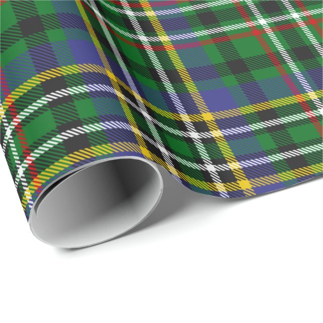 Papel De Presente Clan Scott Green Tartan Wrappaper (Ponta do rolo)