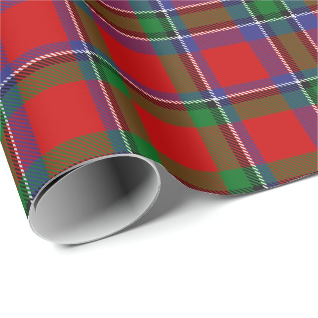 Papel De Presente Clan Sinclair Tartan (Ponta do rolo)