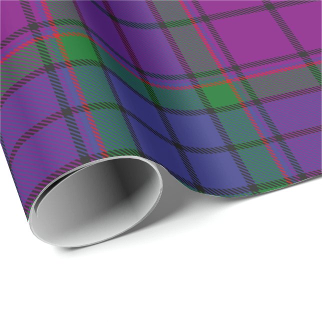 Papel De Presente Clan Wardlaw Tartan (Ponta do rolo)