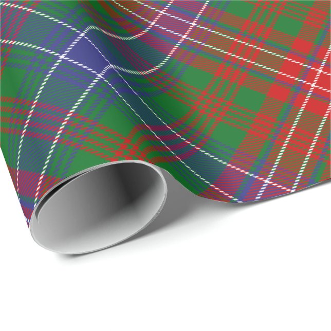 Papel De Presente Clan Wilson Modern Tartan (Ponta do rolo)