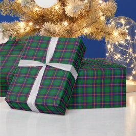 Papel De Presente Clan Young Tartan Xadrez
