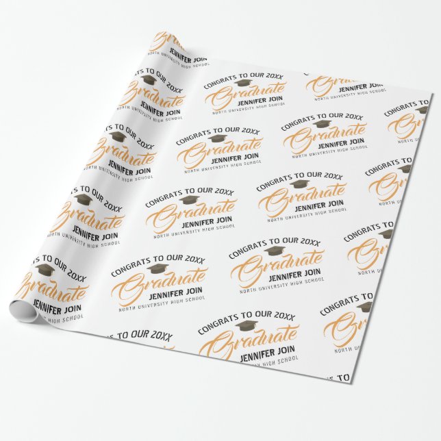 Papel De Presente classe de formando 2025 _ classe de 2026 (Desenrolado)