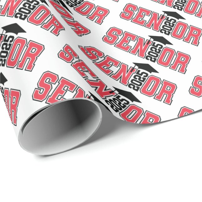 Papel De Presente Classe de mais velho de 2025 (Ponta do rolo)