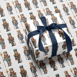 Papel De Presente Classic nutcracker wrapping paper
