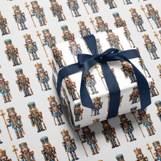 Papel De Presente Classic nutcracker wrapping paper