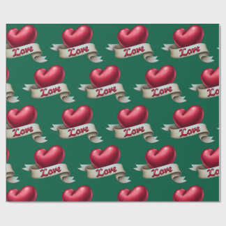 Papel De Presente "Classic Romance" Emerald Gift Wrap