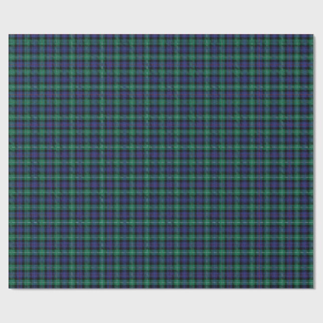 Papel De Presente Classic tartan in blue (Aberto)