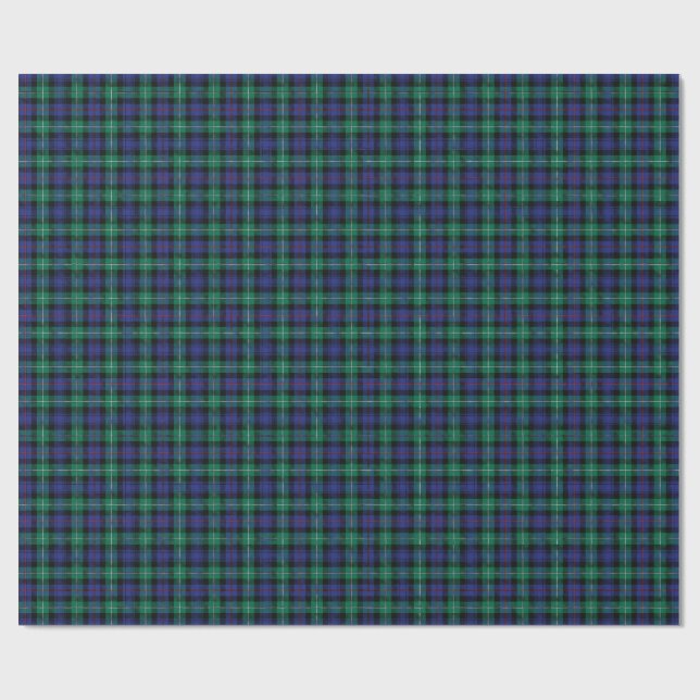 Papel De Presente Classic tartan in blue (Aberto)