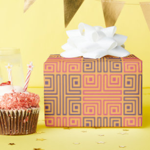 Papel De Presente Clássico Caprichoso Chic Mummy Aniversário