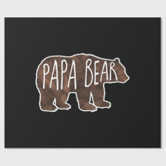 Papel De Presente Clássico do Papai Urso