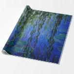 Papel De Presente Claude Monet - Lírios d'água com salgueiro chorand<br><div class="desc">Lírios d'água com galhos salgados chorões / Ninfheas avec rameaux de saule,  por Claude Monet,  em 1916-1919</div>