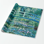 Papel De Presente Claude Monet - Lírios De Água E Ponte Japonesa<br><div class="desc">Claude Monet - Lírios De Água E Ponte Japonesa (1899)</div>