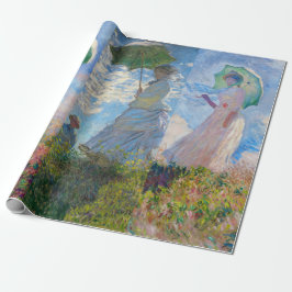Papel De Presente Claude Monet - Mulher com uma série de Parasol