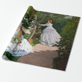 Papel De Presente Claude Monet - Mulheres no Jardim