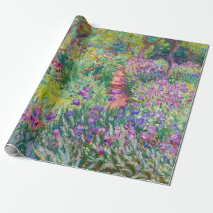 Papel De Presente Claude Monet - O Jardim de Íris em Giverny