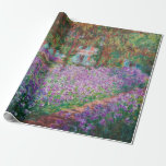 Papel De Presente Claude Monet - O Jardim do Artista em Giverny<br><div class="desc">Jardim do Artista em Giverny / Le Jardin de l'artiste a Giverny - Claude Monet,  1900</div>