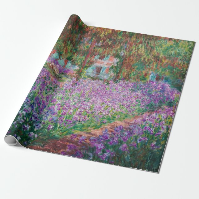 Papel De Presente Claude Monet - O Jardim do Artista em Giverny (Desenrolado)