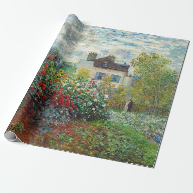 Papel De Presente Claude Monet - O Jardim do Artista na Argentina (Desenrolado)