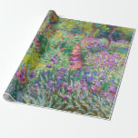 Papel De Presente Claude Monet - O Jardim Íris de Giverny<br><div class="desc">Jardim Íris em Giverny / Jardim do Artista em Giverny - Claude Monet,  1899-1900</div>