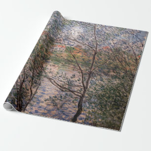 Papel De Presente Claude Monet - Primavera através dos ramos