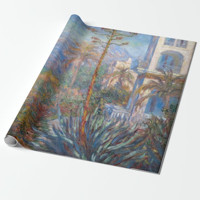 Papel De Presente Claude Monet - Villas em Bordighera (Desenrolado)