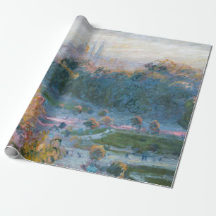 Papel De Presente Claude Monet - Vista das Tulherias, Estudo