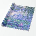 Papel De Presente Claude Monet Water Libera A Arte Impressionante Fr<br><div class="desc">Claude Monet Water Libera o Impressionista Francês Lírios de Água de Arte (ou Ninfas) é uma série de aproximadamente 250 pinturas de óleo pelo Impressionista Francês Claude Monet. As pinturas retratam o jardim floral de Monet em Giverny.</div>