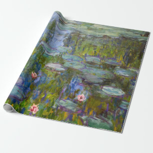 Papel De Presente Claude Monet Water Lily