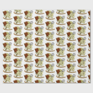 Papel De Presente Cleric Dice Design