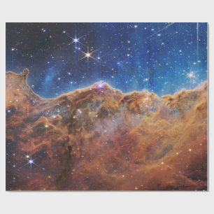 Papel De Presente Clipes Cósmicos Carina Nebula Space Telescope