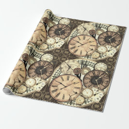 Papel De Presente Clocks