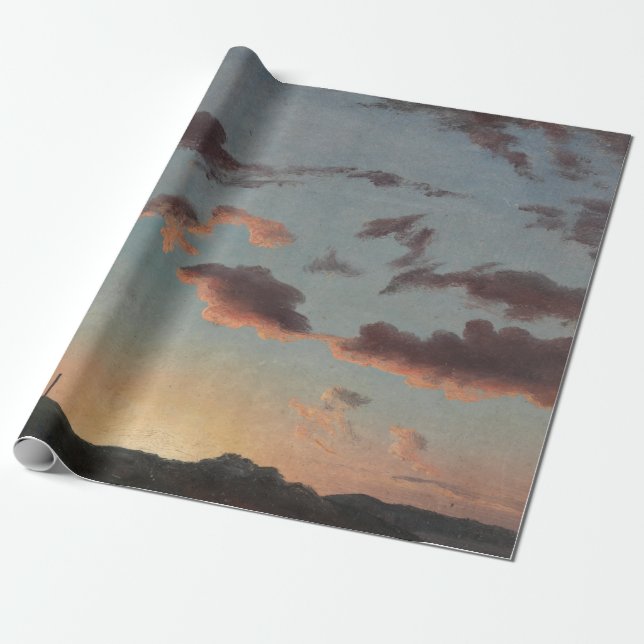 Papel De Presente Cloud Study (Clouds in Sky) (por Knud Baade) (Desenrolado)