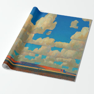 Papel De Presente Cloud World por Maynard Dixon
