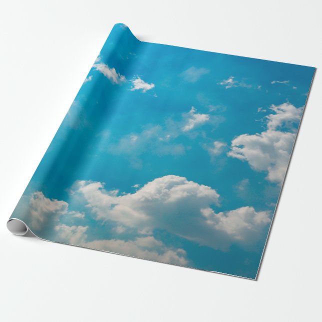 Papel De Presente Cloudy and blue sky backgroundabstract, air, area, (Desenrolado)