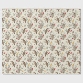 Papel De Presente Coalas australianos, cucaburus e flora nativa