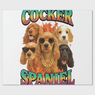 Papel De Presente Cocker Spaniel