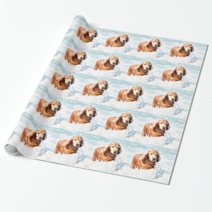 Papel De Presente Cocker spaniel