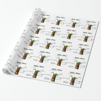 Papel De Presente Cocktail de Cuba Libre