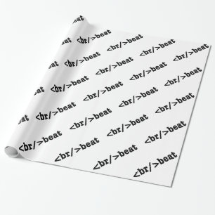 Papel De Presente código do HTML do breakbeat