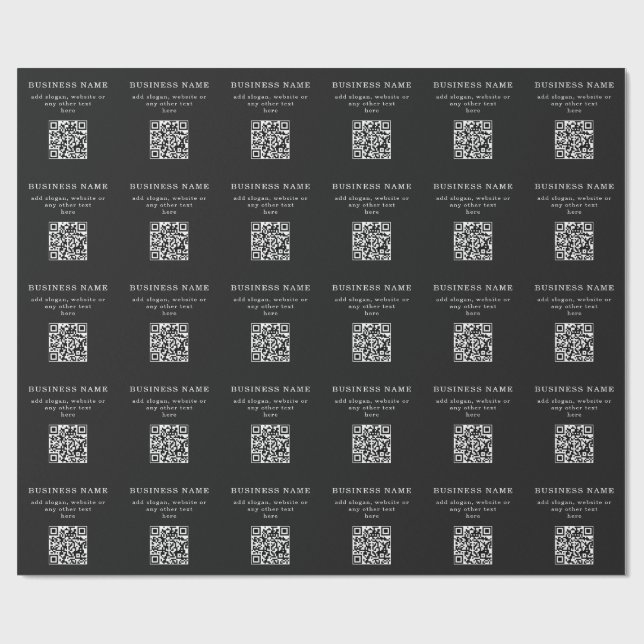 Papel De Presente Código QR promocional empresarial (Aberto)