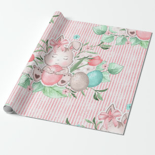 Papel De Presente Coelhinho de Páscoa Fofo