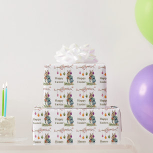 Papel De Presente Coelho da Páscoa 