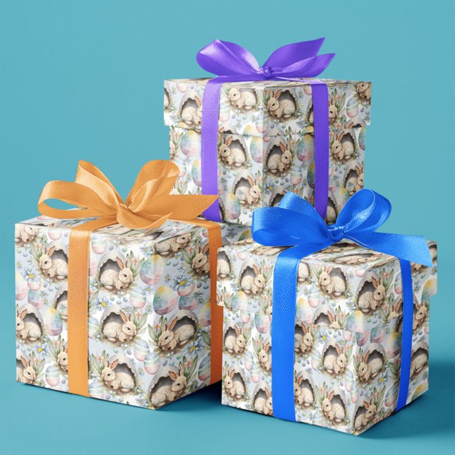 Papel De Presente Coelho da Páscoa  (Criador carregado)