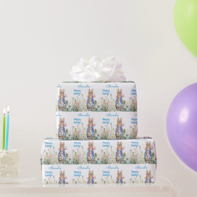 Papel De Presente Coelho da Páscoa (Presentes para festas)