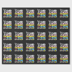 Papel De Presente Coelho de Páscoa Hip Hop Hippity 