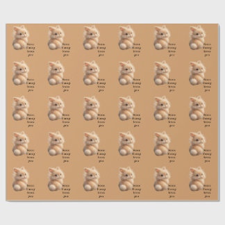 Papel De Presente Coelho fofinho: algum coelho ama você